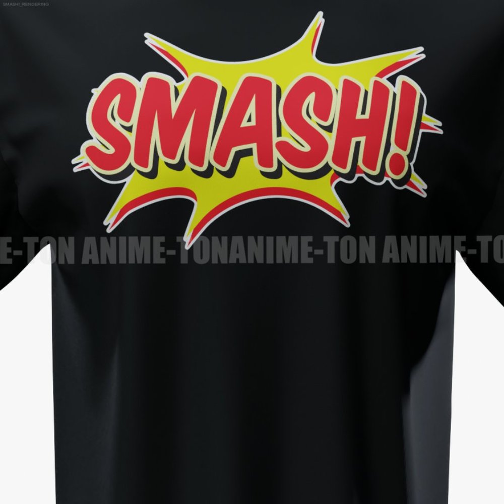 SMASH! - Cotton - Black -TShirt